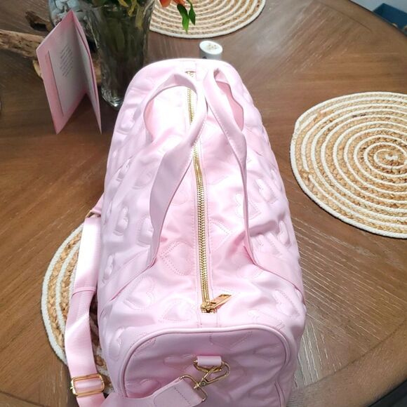 Stoney Clover Lane x Target Pink Heart Duffle Weekender Bag - Picture 5 of 8